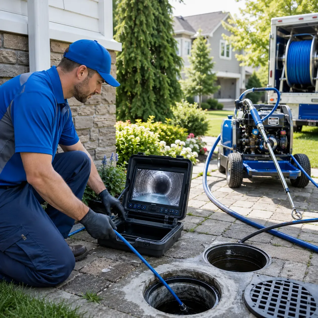Outdoor drain cleaning professionals serving Cambridge, OH