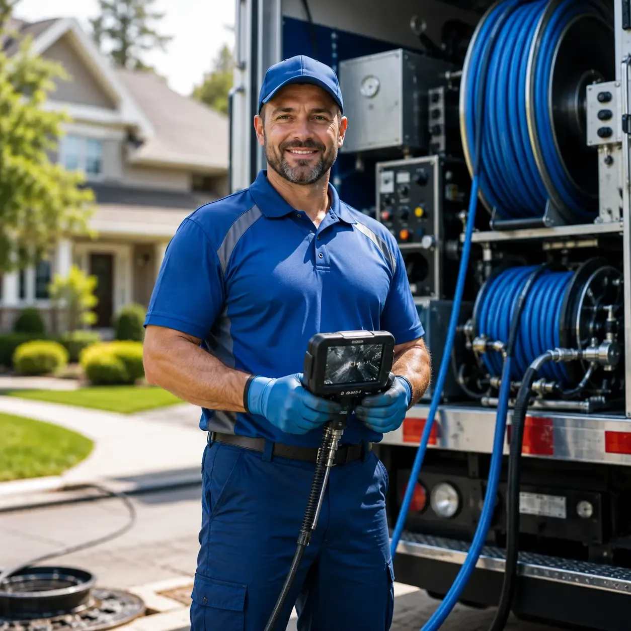 Local outdoor drain cleaning specialists in Cambridge, OH